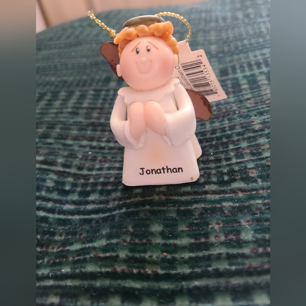 Personalized JONATHAN Angel Figurine Ornament